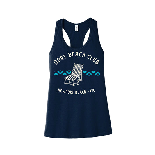 Navy Beach Club Women's Tank